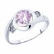Серебряное кольцо SOKOLOV 94012870 с фианитом
